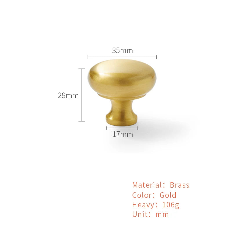 Brass Kitchen Furniture Handles Cupboard Cabinet Door Handle Wardrobe Shoe Cabinet Pulls Shell Golden Drawer Knob Nordic