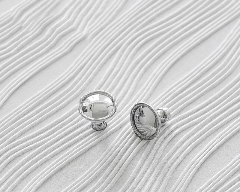 Solid Brass Furniture Handles Luxury Wardrobe Door Cabinet Handle Drawer Knob Chrome Bright Silver Cabinet Pull