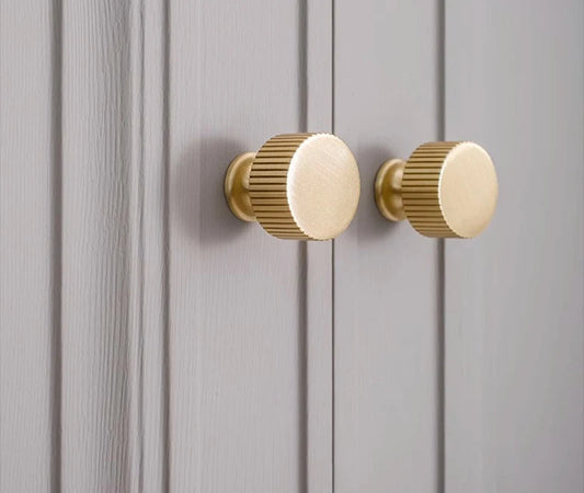 Solid Brass Handle Vertical Lines Linear Kitchen Cabinet Gold Knobs T Bars Bedroom Wardrobes Long Pull Drawer Handle