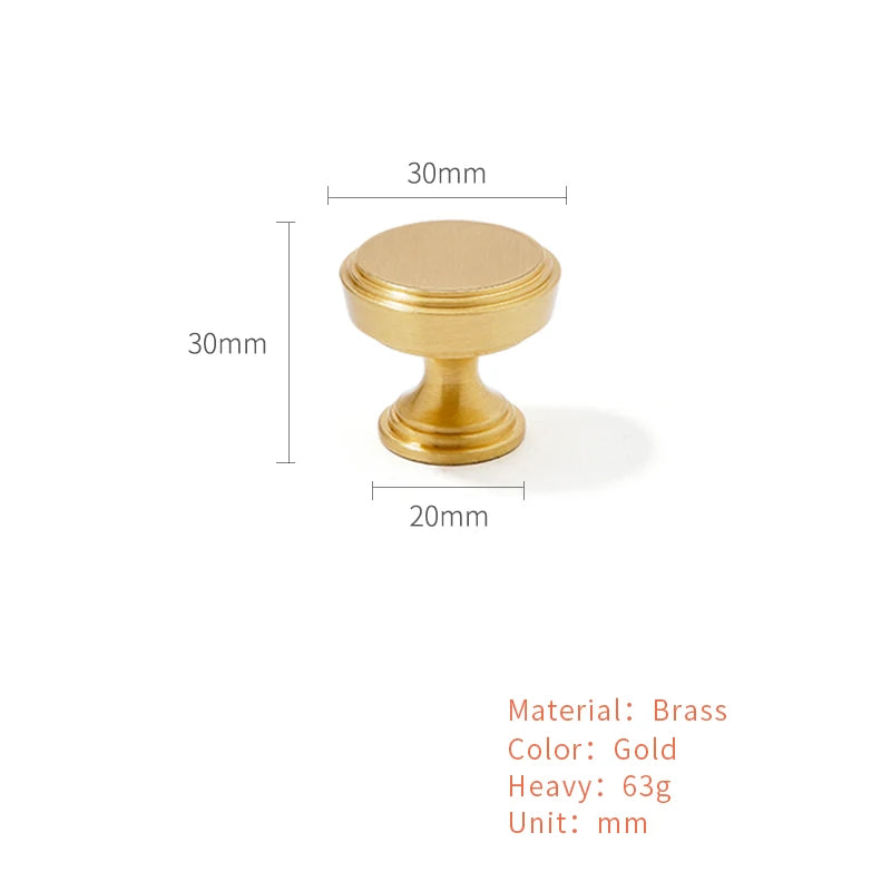 Brass Furniture Handles Modern Simple Matt Brass Cupboard Wardrobe Door Shoe Box Drawer Cabinet Knobs Pulls