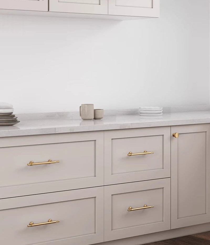 Brass Furniture Handles Modern Simple Matt Brass Cupboard Wardrobe Door Shoe Box Drawer Cabinet Knobs Pulls