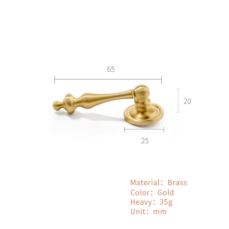 Brass Kitchen Furniture Handles Cupboard Cabinet Door Handle Wardrobe Shoe Cabinet Pulls Shell Golden Drawer Knob Nordic