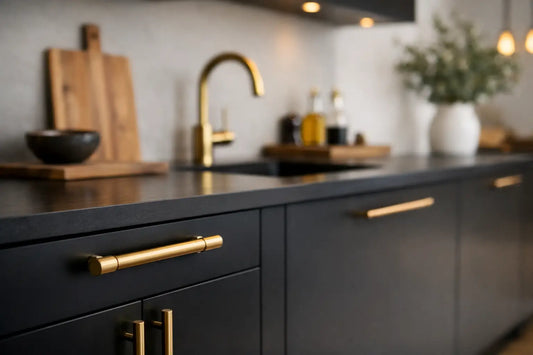 Messing grepen keuken: stijl die blijft