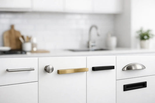 Welke handgrepen bij witte keuken? 6 keuzes