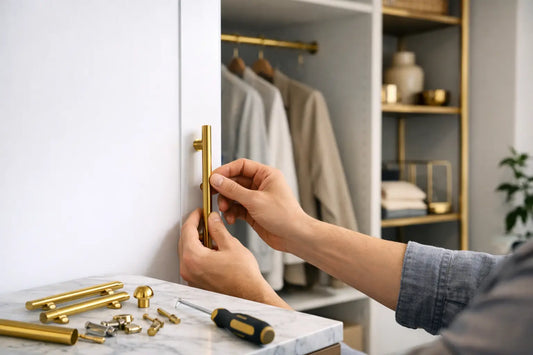 PAX kast upgrade met messing: zo werkt het