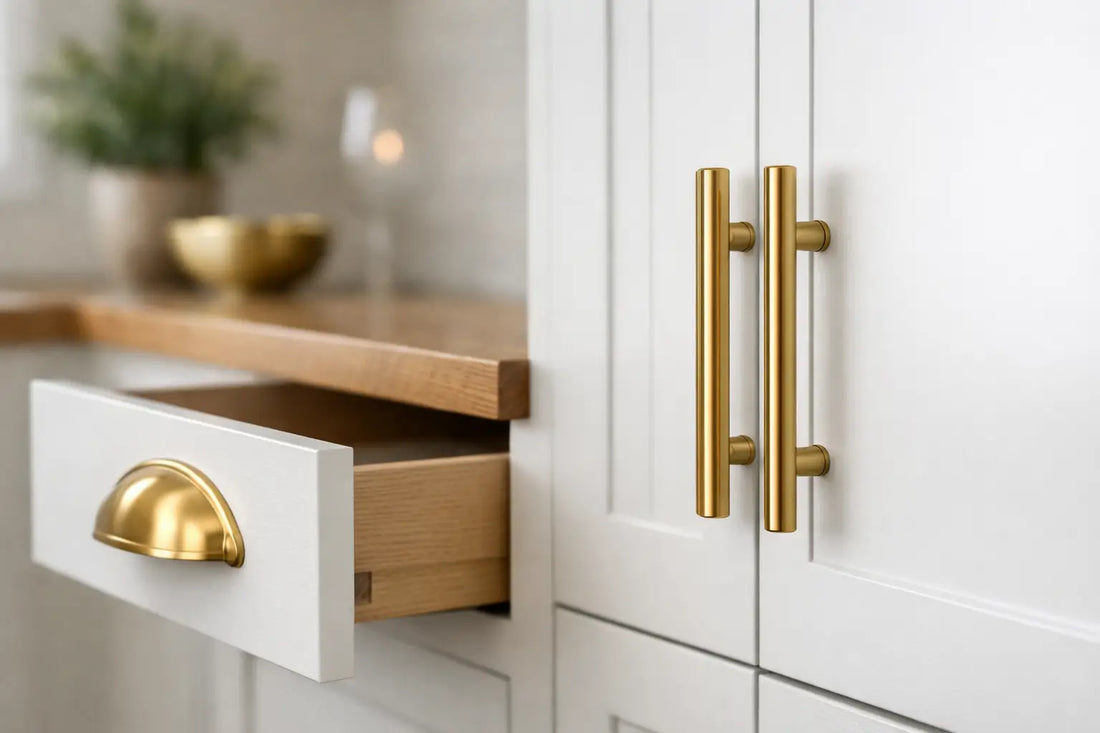 Solid brass kastgrepen: de voordelen