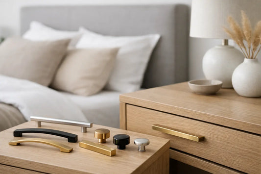Moderne meubelgrepen voor slaapkamer kiezen