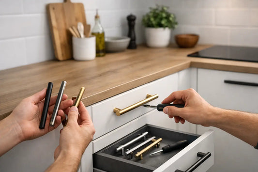 Handgrepen IKEA Metod vervangen in stijl