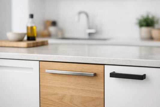 Minimalistische handgrepen keuken kiezen