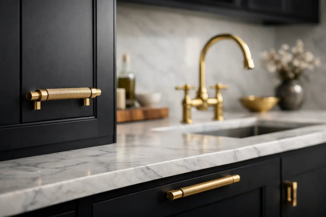 Messing kastbeslag keuken voor een luxe uitstraling