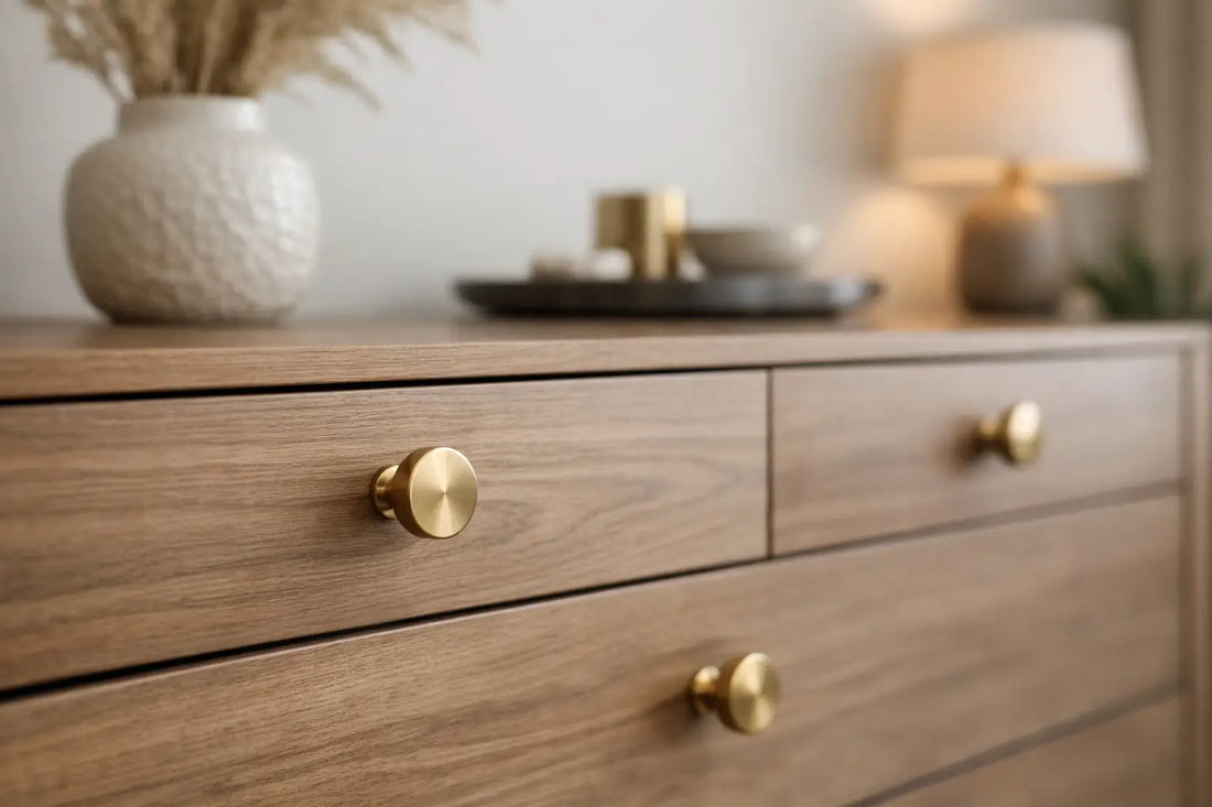 De beste messing knoppen voor een dressoir