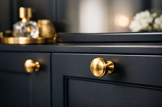 Kastknoppen goud kiezen voor een luxe look