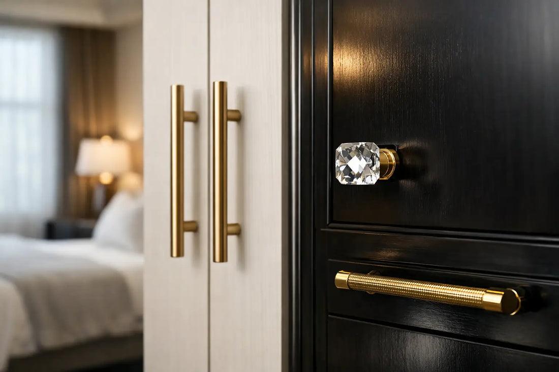 Hotel chique kastgrepen voor een luxe look