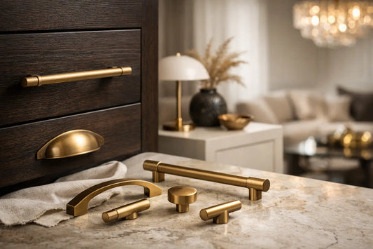 Meubelgrepen brons voor een luxe interieur