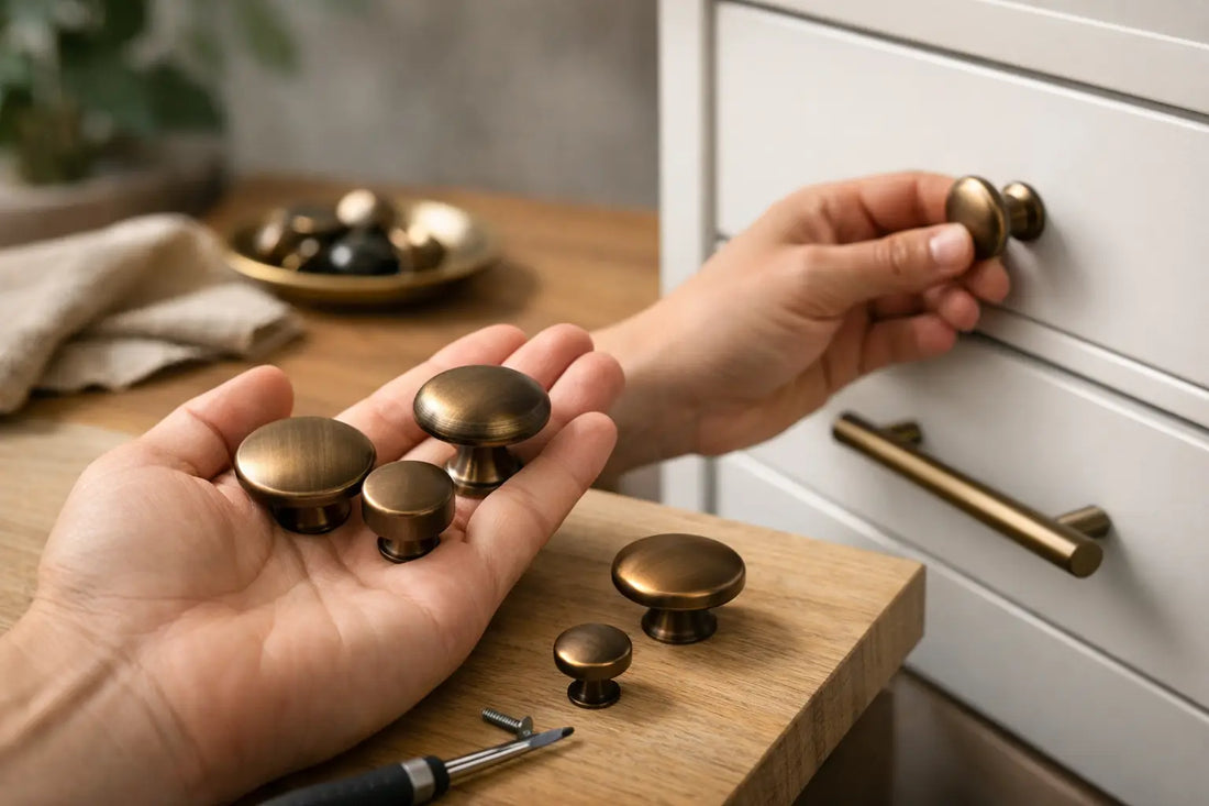 Bronzen meubelknoppen kopen zonder misgrijpen