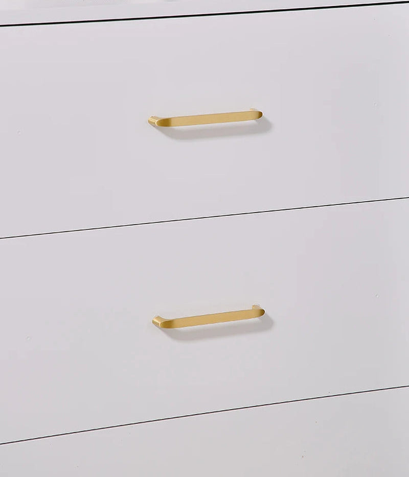 Solid Brass Handles Modern Kitchen Cabinet Knob Cupboard Door Pulls Drawer Knobs Gold Furniture Handle Hardware