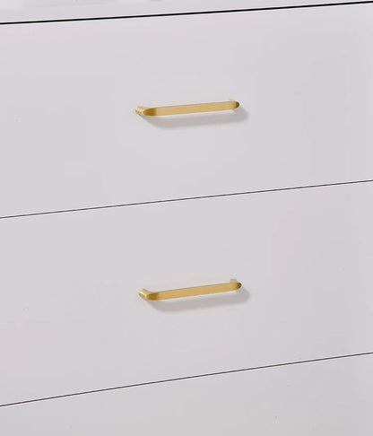 Solid Brass Handles Modern Kitchen Cabinet Knob Cupboard Door Pulls Drawer Knobs Gold Furniture Handle Hardware