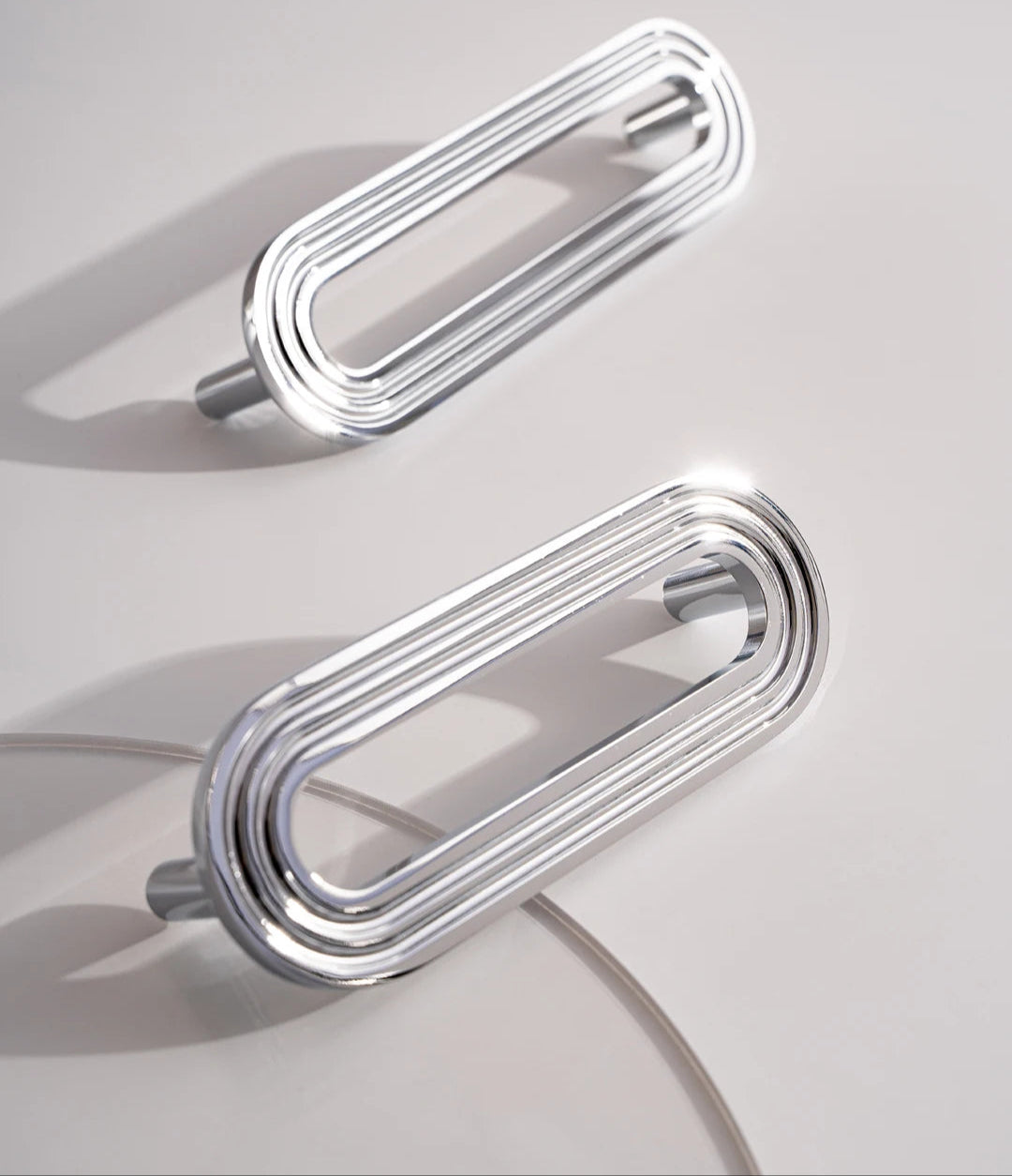 Solid Brass Handle Chrome Silver Kitchen Cabinet Pulls Bedroom Wardrobe Handles Luxury Furniture Drawer Knob