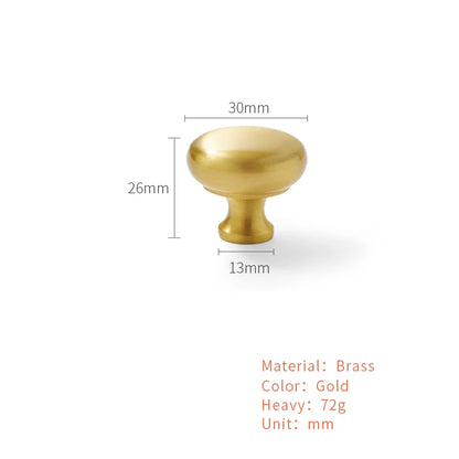 Brass Kitchen Furniture Handles Cupboard Cabinet Door Handle Wardrobe Shoe Cabinet Pulls Shell Golden Drawer Knob Nordic