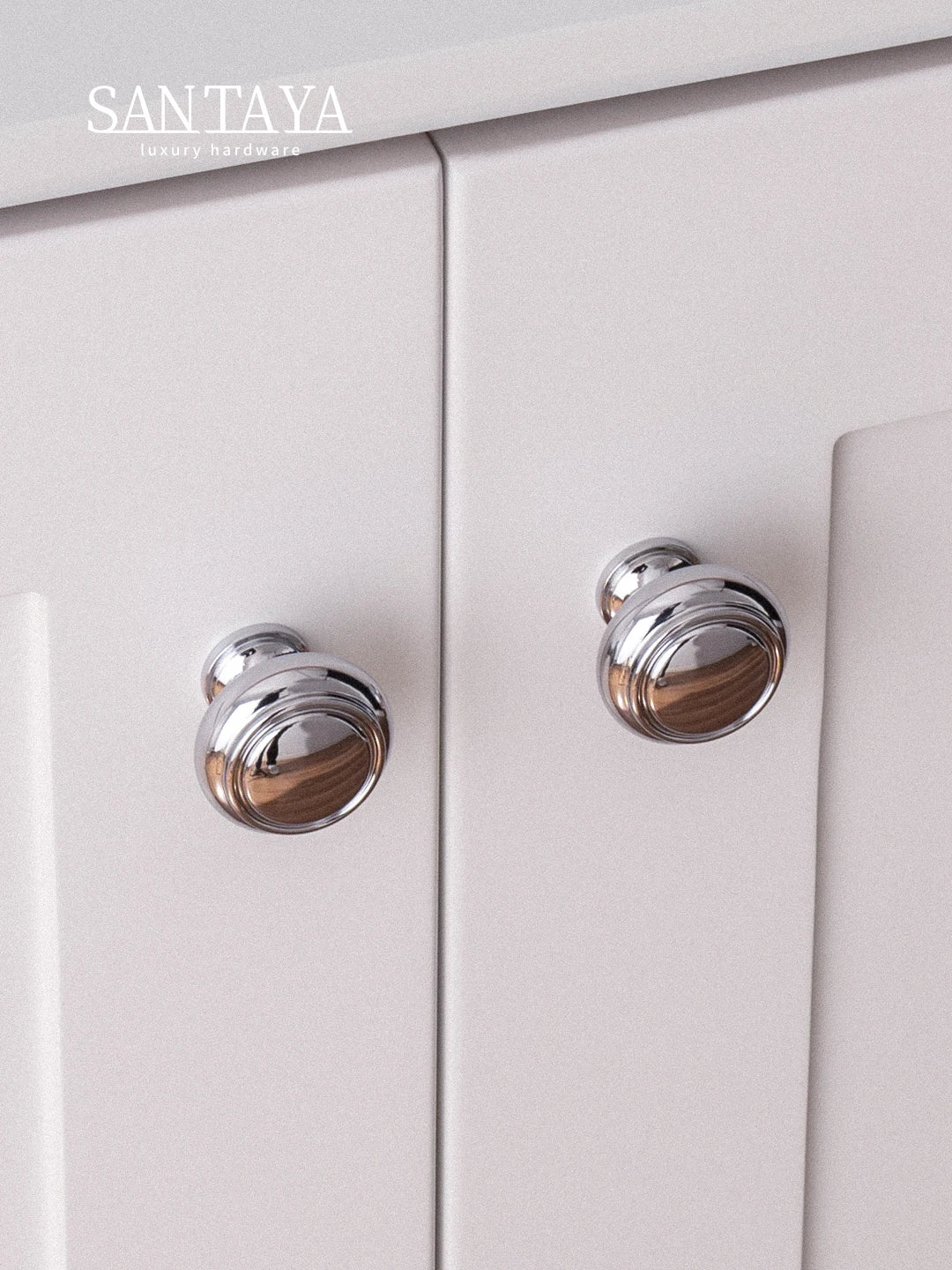 Chrome Brass Kitchen Cabinet Handles Solid Silver Copper Wardrobe Pulls Furniture Handle Dresser Drawer Knobs