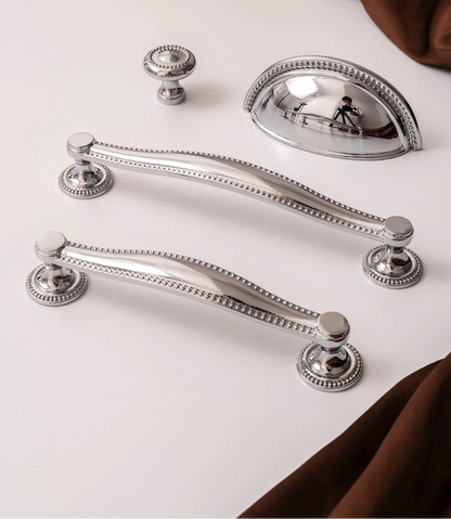 Massief Messing Chroom-Zilveren Meubelgreep – Kastlade & Keukenhardware
