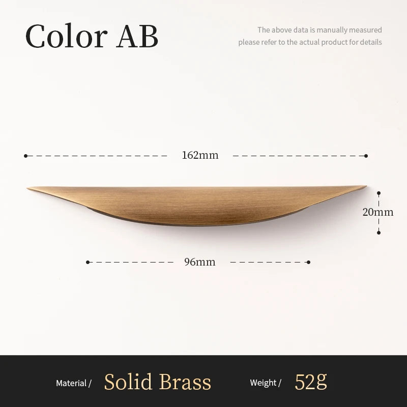 Antique Brass Handle Modern Brushed Cabinet Pulls Furniture Hardware Cabinet Handles Drawer Pull Kitchen Cupboard Handle