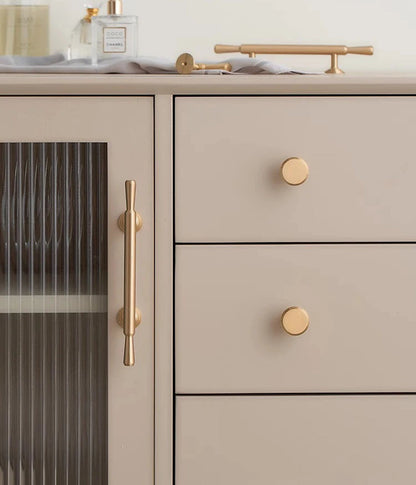 Brass Furniture Handles Modern Simple Matt Brass Cupboard Wardrobe Door Shoe Box Drawer Cabinet Knobs Pulls