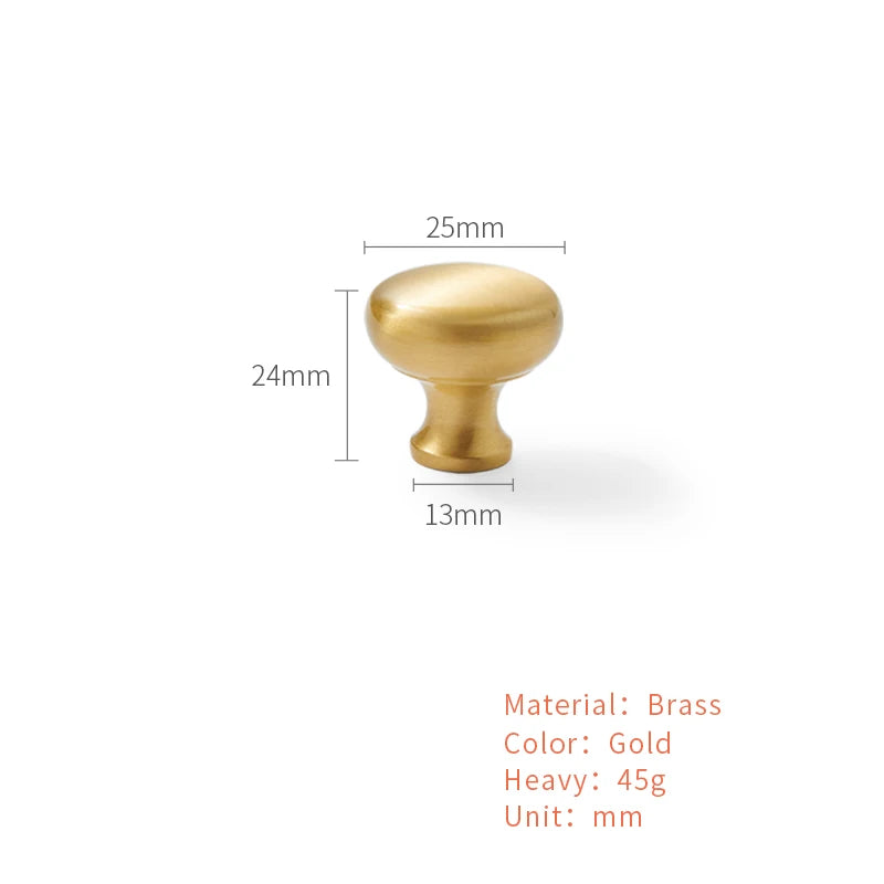 Brass Kitchen Furniture Handles Cupboard Cabinet Door Handle Wardrobe Shoe Cabinet Pulls Shell Golden Drawer Knob Nordic