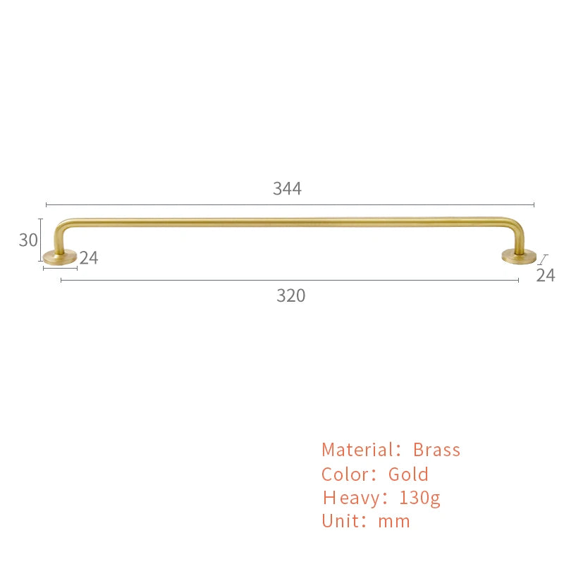 Nordic Brass Long Furniture Handles Wardrobe Kitchen Cupboard Cloakroom Bedside Cabinet Handle Bedroom Accessories