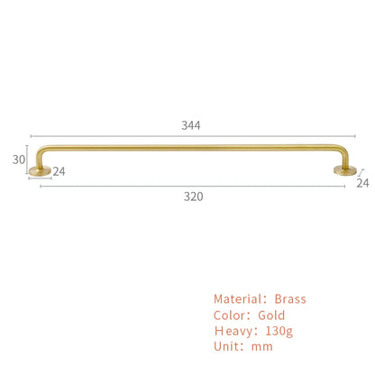 Nordic Brass Long Furniture Handles Wardrobe Kitchen Cupboard Cloakroom Bedside Cabinet Handle Bedroom Accessories
