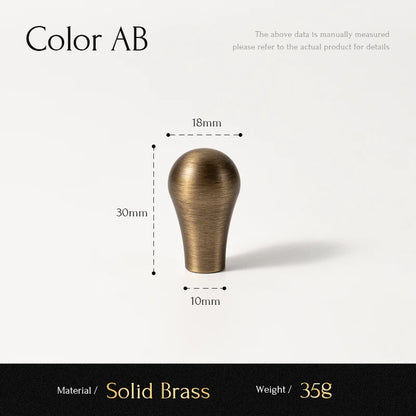 Solid Antique Brass Handle Kitchen Cabinet Pull Wardrobe Drawer Knob Furniture Hardware Long
