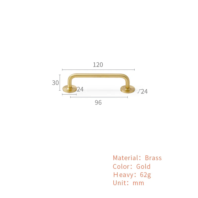 Nordic Brass Long Furniture Handles Wardrobe Kitchen Cupboard Cloakroom Bedside Cabinet Handle Bedroom Accessories