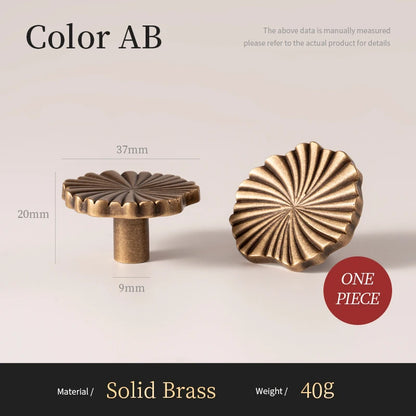 Brass Cabinet Pulls Cup Flat Vintage Drawer Pulls Kitchen Cupboard Bathroom Dresser Cabinet Knob Hardware Antique Brass Handles