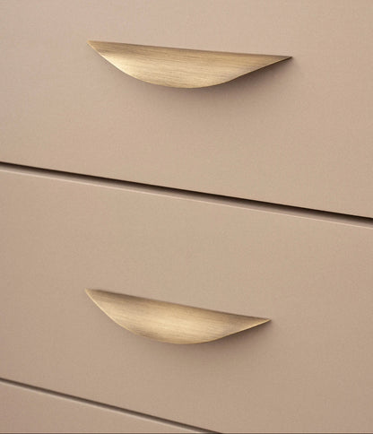 Luxe kastgrepen brons - industrieel messing