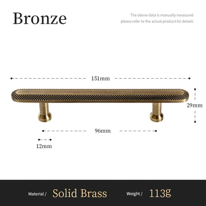 Knurled Grid Antique Brass Kitchen Cabinet Handles Bronze Pulls Kitchen Cabinets T Bar Pull Hardware Cupboard Drawer Knob