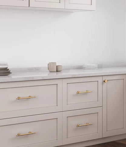Brass Furniture Handles Modern Simple Matt Brass Cupboard Wardrobe Door Shoe Box Drawer Cabinet Knobs Pulls