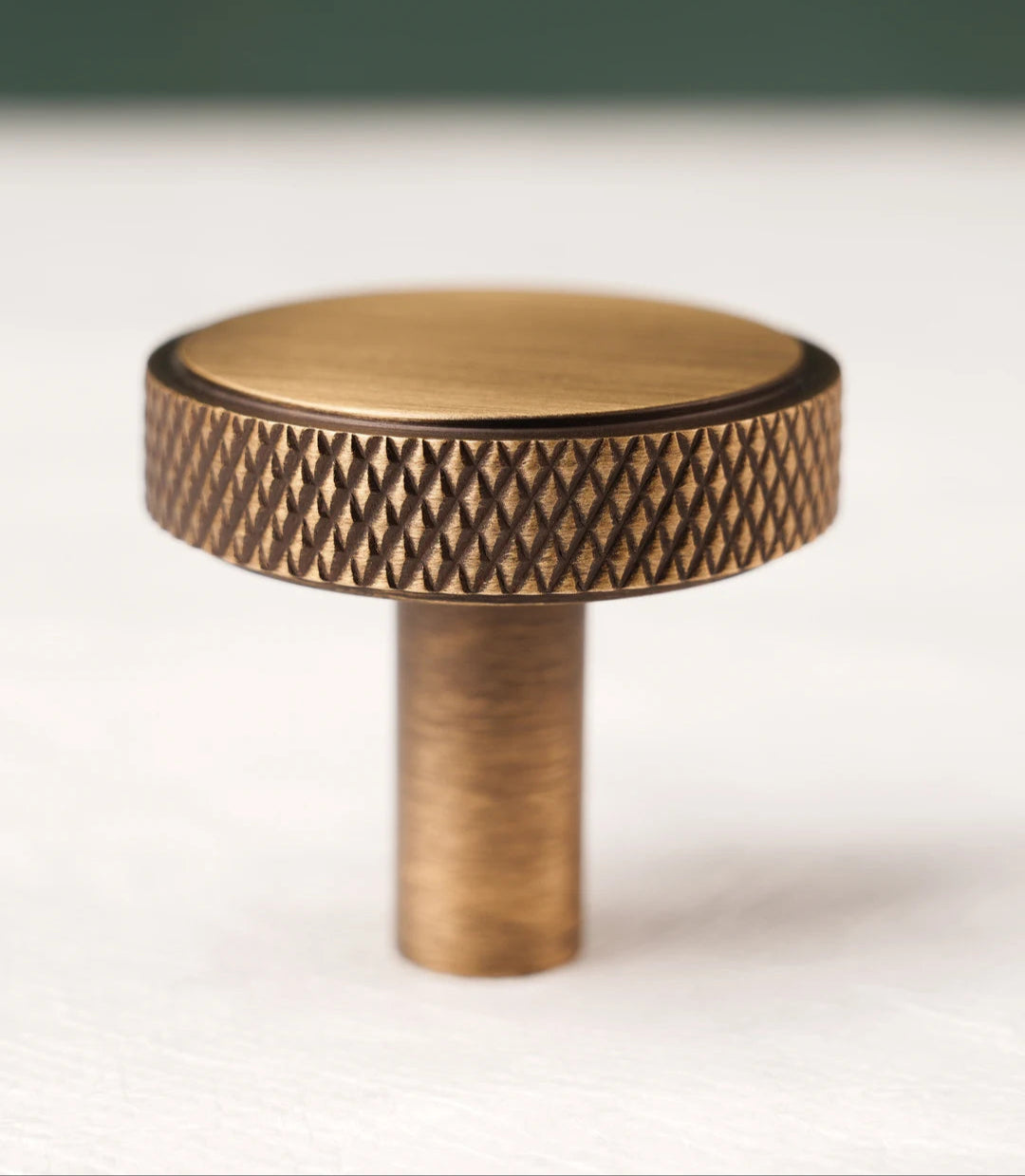 Solid Brass Furniture Handles Cross Knurled Single Hole Drawer Knobs T Bar Bronze Wardrobe Kitchen Cabinet Long Pulls
