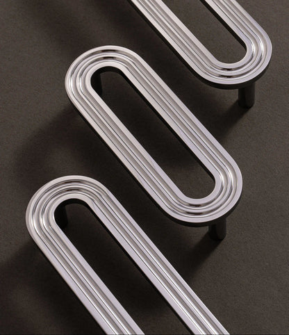 Solid Brass Handle Chrome Silver Kitchen Cabinet Pulls Bedroom Wardrobe Handles Luxury Furniture Drawer Knob
