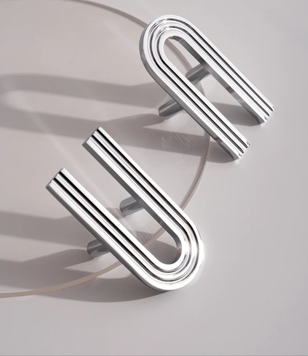 Solid Brass Handle Chrome Silver Kitchen Cabinet Pulls Bedroom Wardrobe Handles Luxury Furniture Drawer Knob