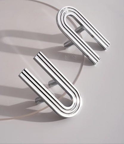 Solid Brass Handle Chrome Silver Kitchen Cabinet Pulls Bedroom Wardrobe Handles Luxury Furniture Drawer Knob